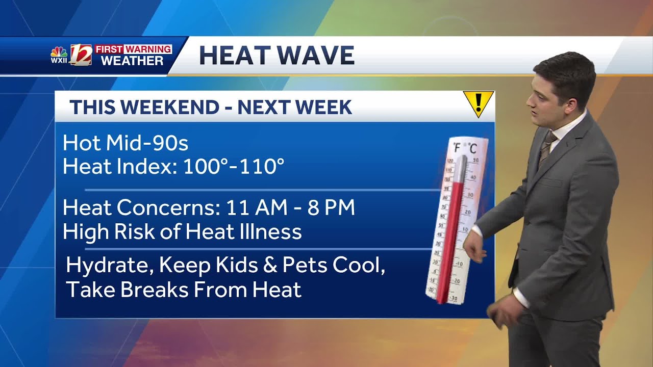 Dangerously hot weekend in North Carolina, only small chances for rain ...