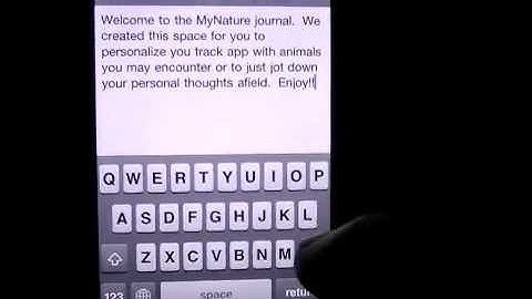 MyNature Animal Tracks  iPhone App Review