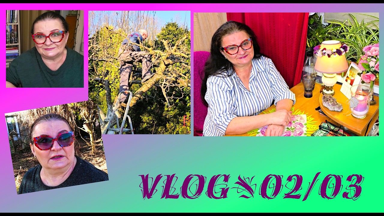 VLOG#02/03/26☕NIE LUBIĘ SIĘ ZMUSZAĆ / ZBYSZK NA DRZEWIE / PRACE OGRÓDKOWE CD / RUTA - ZASTOSOWANIE
