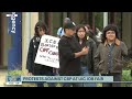 Chicago college students protest Border Patrol at job fair