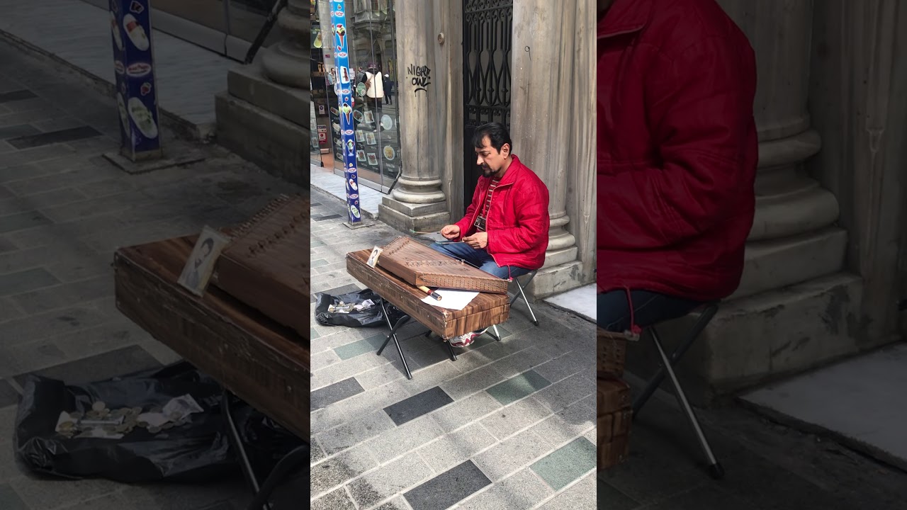 عازف سنطور ايراني روعة. تقسيم اسطنبول