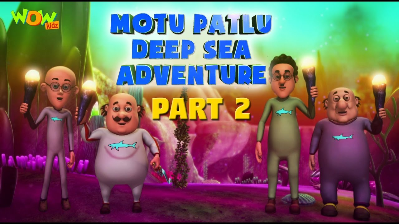 Motu Patlu Deep Sea Adventure Part 02- Movie| Movie Mania - 1 Movie Everyday | Wowkidz