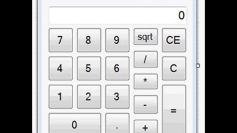 (Part 3) Visual Studio Winform Windows Calculator Tutorial Example (C#)