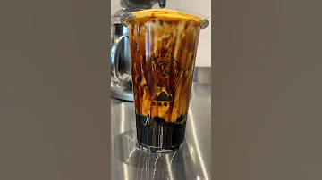 Making Tiger Sugar Boba Tea 