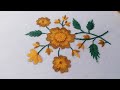 Beautiful Flower Embroidery Design || Flower Embroidery Tutorial ||