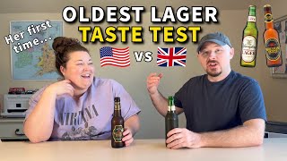 We Try the Oldest US vs UK Lagers: Which Beer Wins? | Yuengling vs Wrexham