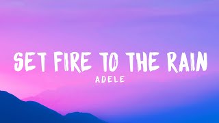 Adele - Set fire to the Rain (Official Lyric Video)