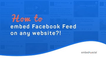 How to embed Facebook Feed on any website?!