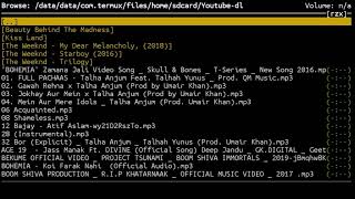 ncmpcpp & mpd setup termux screenshot 5