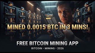 Discovered a free Bitcoin mining app — mined 0.0015 BTC in 3 minutes!