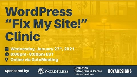 Brampton WordPress Meetup | January 27, 2021 | Christina Gwira