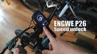 ENGWE P26 Speed Unlock - Yolin YL80C Controller