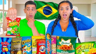 Trying Brazilian Snacks For The First Time
