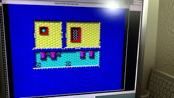 Playing Ranarama - fixed version - on an Inves Spectrum +