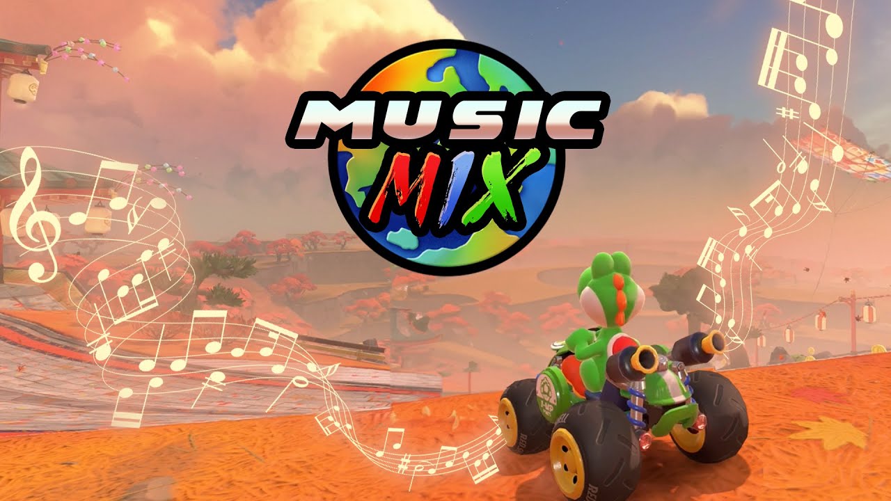 Mario Kart World Music Mix 🛣️🎵 No SFX [1 hour]