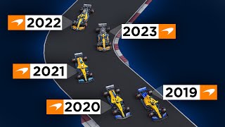 Which McLaren F1 is the fastest? MCL34 vs MCL35 vs MCL35M vs MCL36 vs MCL60 by Formula Addict 49,627 views 5 months ago 1 minute, 36 seconds