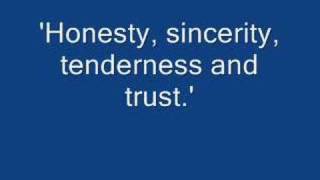 honesty