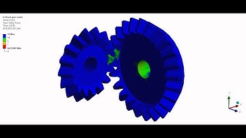 ANSYS WORKBENCH STATIC STRUCTURAL FEA OF BEVEL GEAR