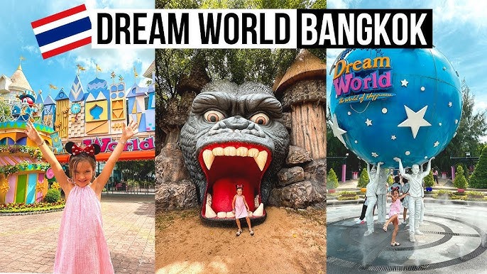 Grand Canyon ride in Dream World amusement park in Bangk…