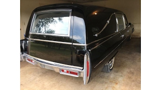 Unmolested 1974 Cadillac Miller Meteor Landau End Loader Hearse (photo slideshow)