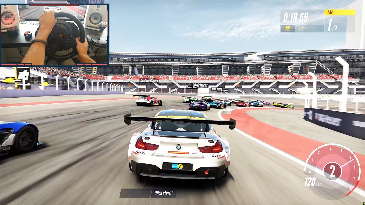 Project Cars 3 | BMW M6 GT3 Dubai Autodrome - Thrustmaster T300RS Gameplay