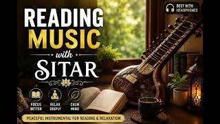 Reading Music with Indian Sitar | Peaceful Instrumental for Relaxation & Focus