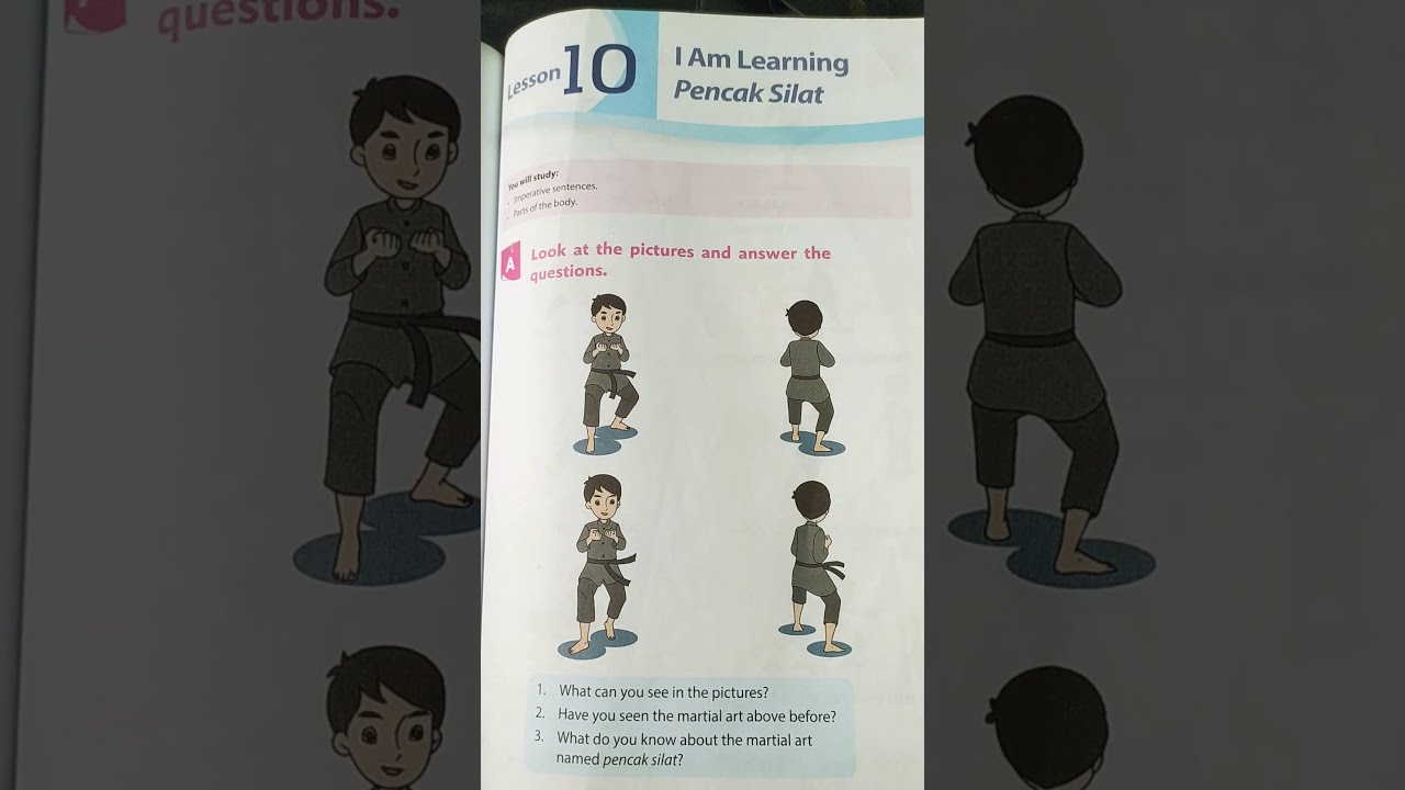 English for Grade 5 Lesson 10 I Am Learning Pencak Silat YouTube