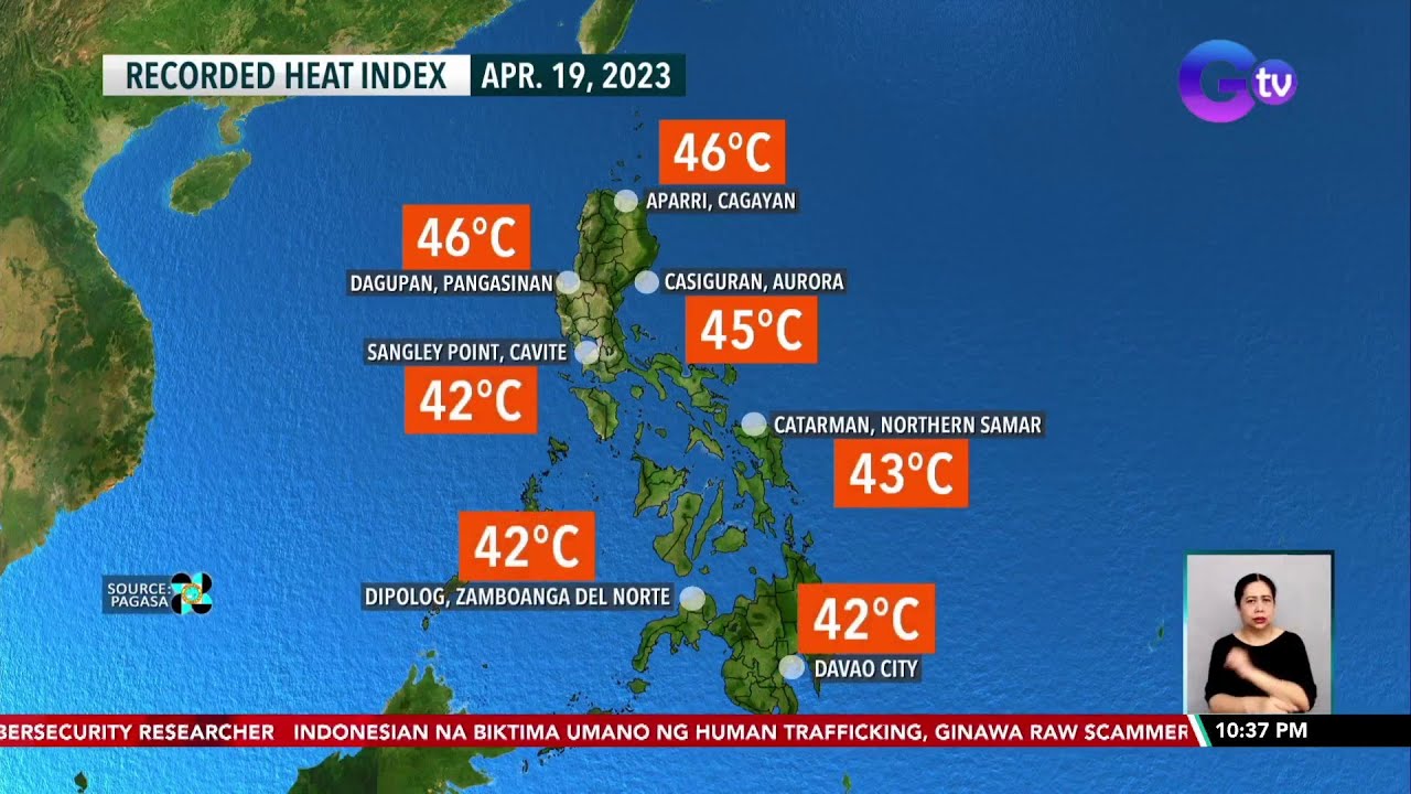 Weather update (April 19, 2023) SONA YouTube