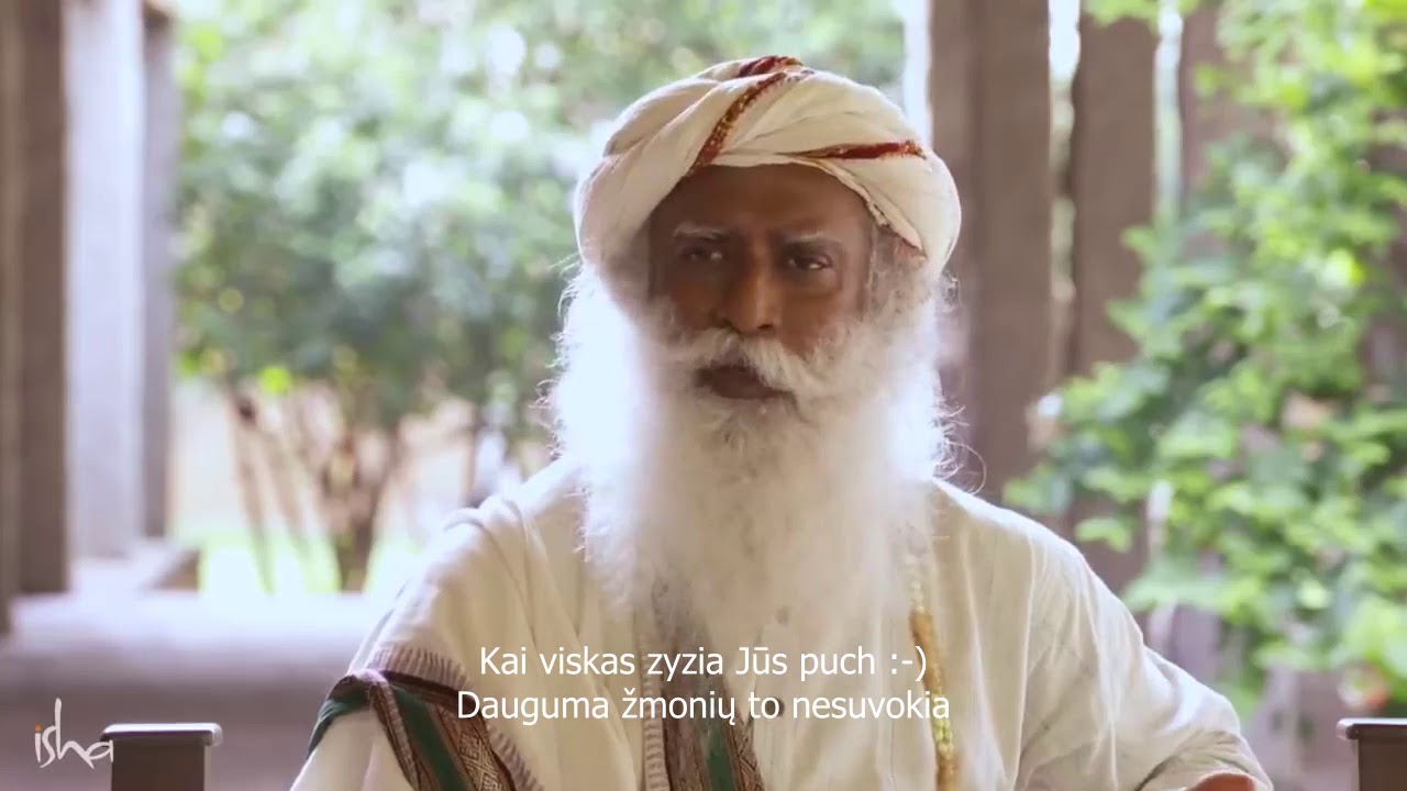 Kodėl atsiranda skydliaukės problemos - Sadhguru - lietuviški subtitrai