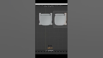 3D CinemaHall Chair Modeling In Blender Part-02-mds design #shorts 🪑