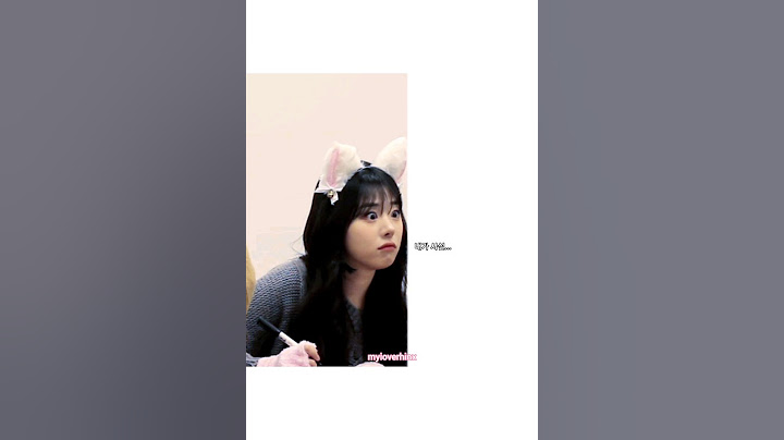 히나에게 최애가 바뀌었다고 해보았다 . . 🐱🎀 #QWER #히나 #냥뇽녕냥