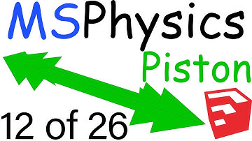 MSPhysics Plugin for SketchUp | Piston Joint | 12 of 26