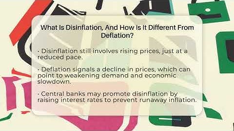 What Is Disinflation, And How Is It Different From Deflation? - Inflation Insight Channel