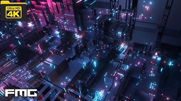 4K Video | abstract big data transfer | No Copyright Vj Loop Background Video