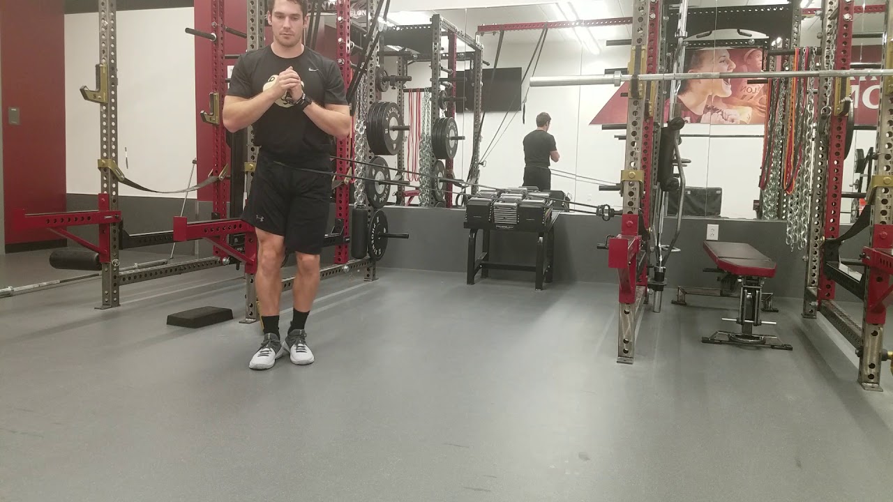Band + Goblet Lateral Lunge - YouTube