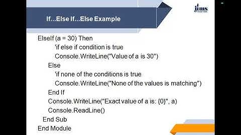 If else statements in VB.NET