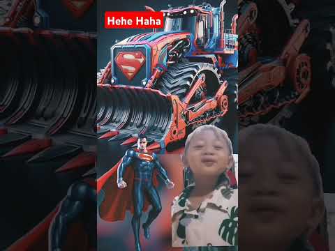Alat Berat Versi Super Hero #deadpool #spiderman #captainamerica #avengers #trendingshorts #trending