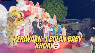 PERAYAAN 1 TAHUN PERNIKAHAN DAN 1 BULAN BABY KHOAI || MERIAHNYA!!