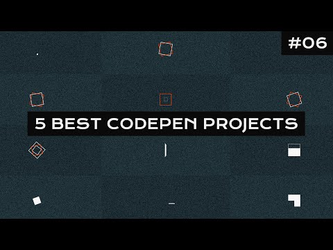 5 Best CodePen projects #06 | HTML, CSS & JAVASCRIPT