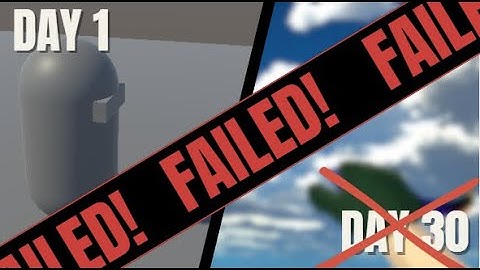 I Failed To Save My Dying Game In 30 Days