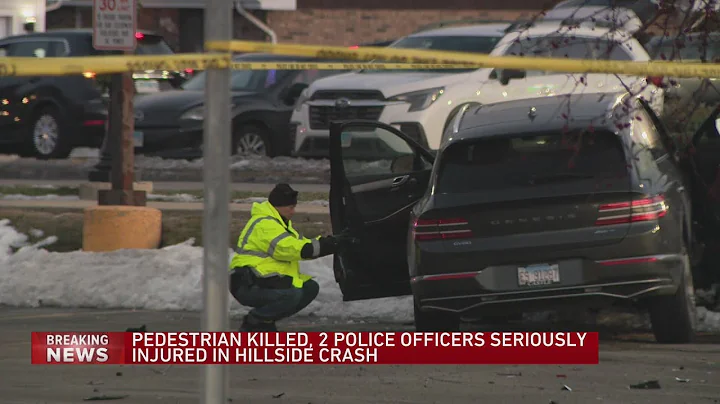 Pedestrian dead after being hit by car in parking lot of Hillside Walgreens; 2 police officers serio