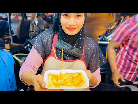 The Most Popular Roti Lady in Chiang Mai - Amazing Thailand Street Food, Rotee Making