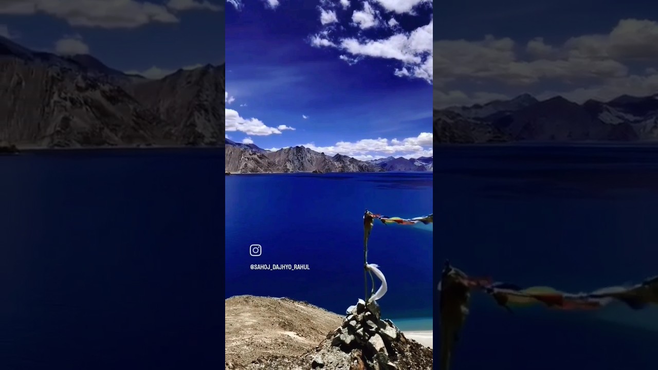 beauty of pangong lake 🤍 