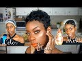 Color, Mold& Style!| Styling my pixie cut| SHORT HAIR TUTORIAL