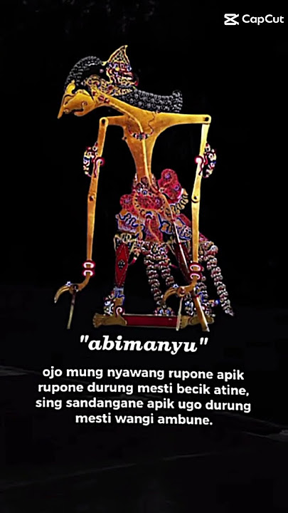Kata kata mutiara dari Abimanyu