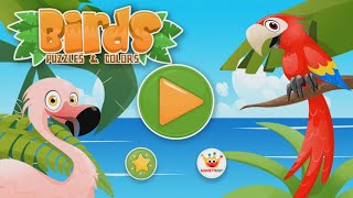 BIRDS KIDS COLORING PUZZLE MAGISTER APP EDUCATIONAL GAMES FOR KIDS LEARNING AND PLAYING screenshot 4