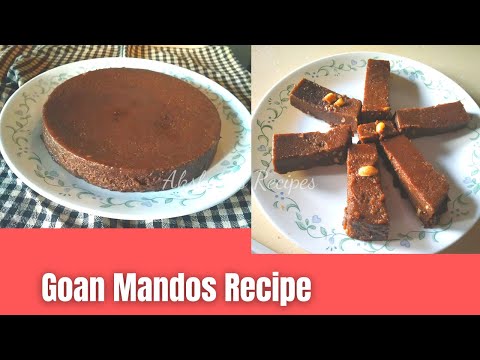 Goan Mandos Recipe|Goan steamed sweet recipe