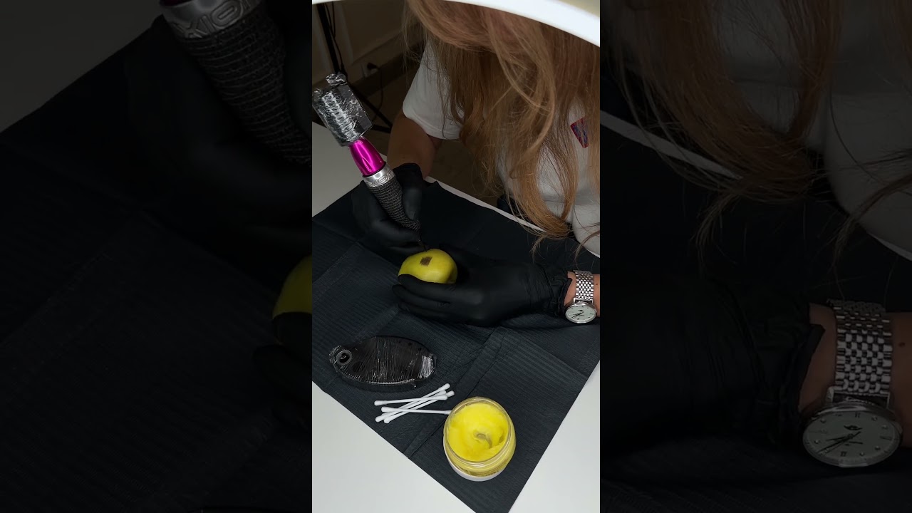 Способ отработки штриха для мастера перманентного макияжа | Мастер PMU Алина Янцен 