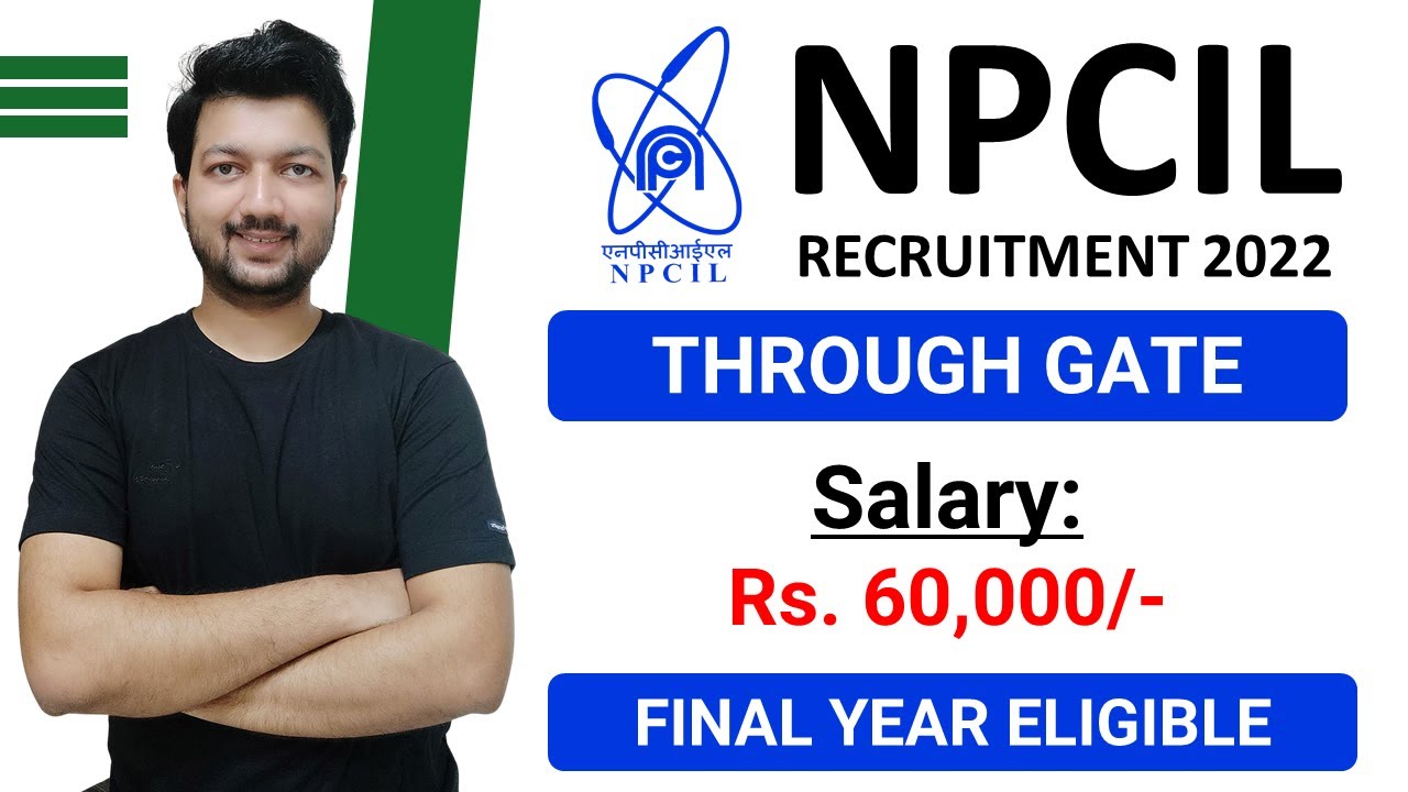 NPCIL Recruitment through GATE 2022 | GOOD NEWS for GATE 2022 Students