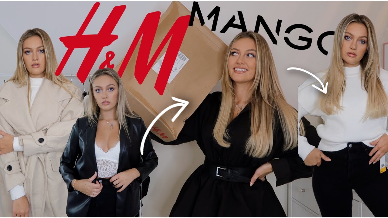 H&M and MANGO AUTUMN//WINTER TRY ON HAUL!!!